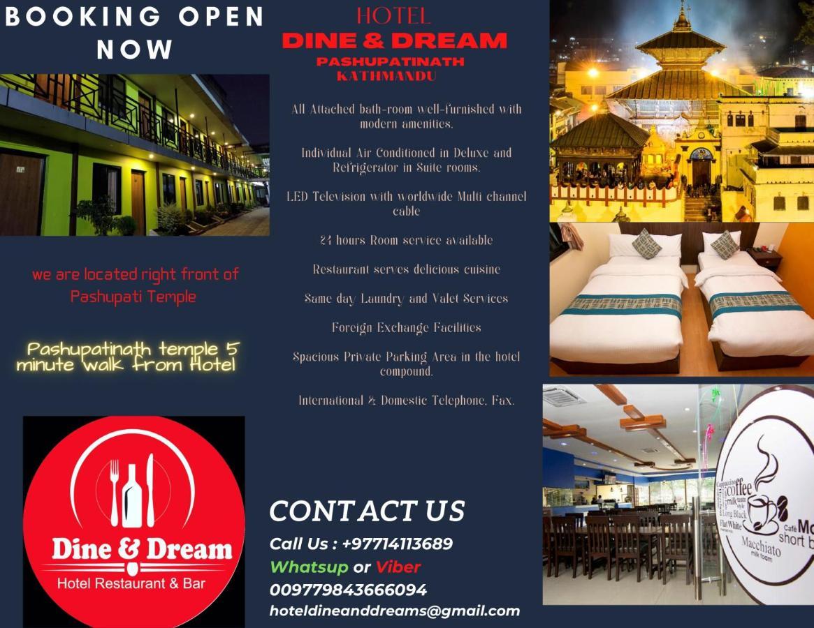 Hotel Dine & Dream Kathmandu Exterior foto